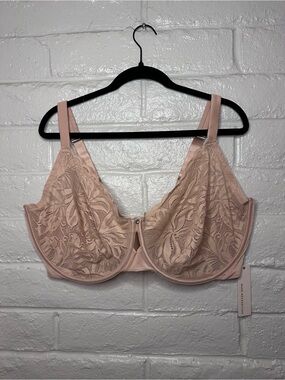 Bare Necessities Unlined Lace Underwire Bra